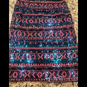 Xoxo sequin skirt size large💕❤️